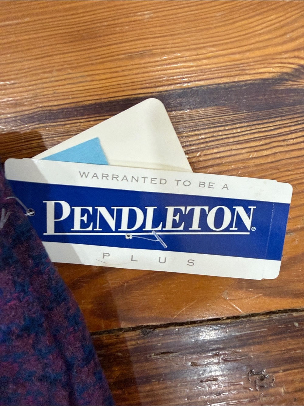 Pendleton Purple and Navy Plaid Wool Pencil Skirt Size 18W - Picture 3 of 9